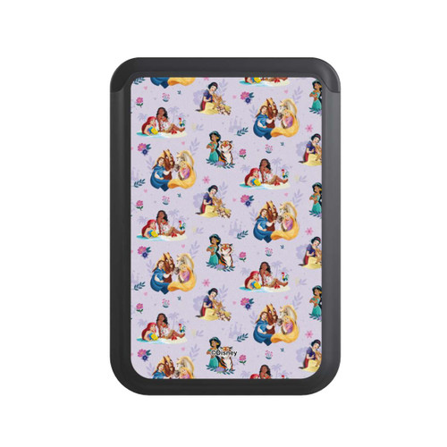  Cardholder Princess Floral Pattern Purple