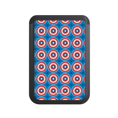  Cardholder Captain American Shield Pattern