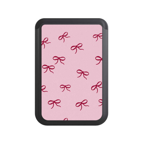  Cardholder Bows Red Pink Pattern