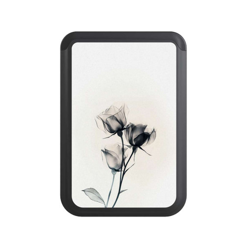  Cardholder Schwarze Blume