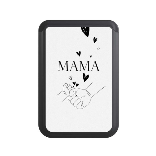  Cardholder Muttertag Line Art Hände Schwarz Weiß