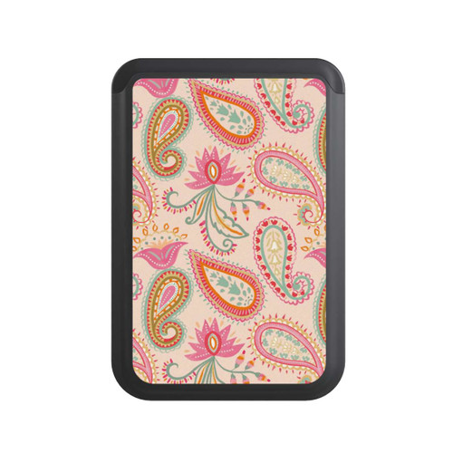  Cardholder Colorful Paisley Charm