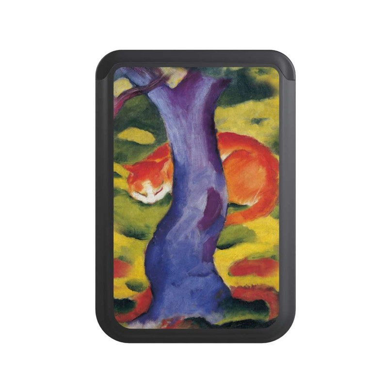  Cardholder Katze hinter Einem Baum von Franz Marc