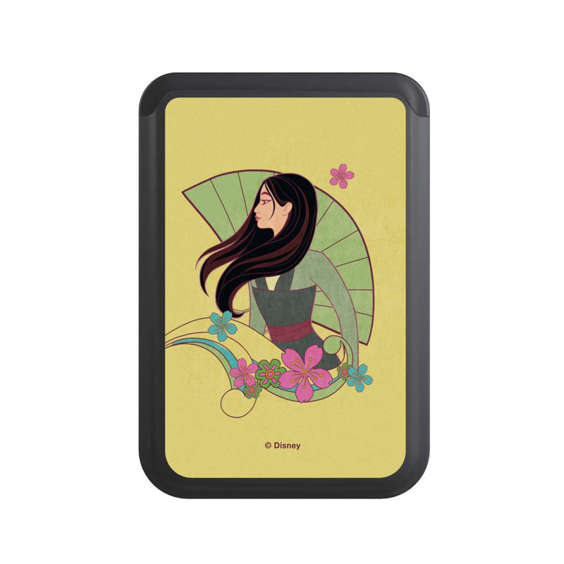  Cardholder Mulan Floral Disney