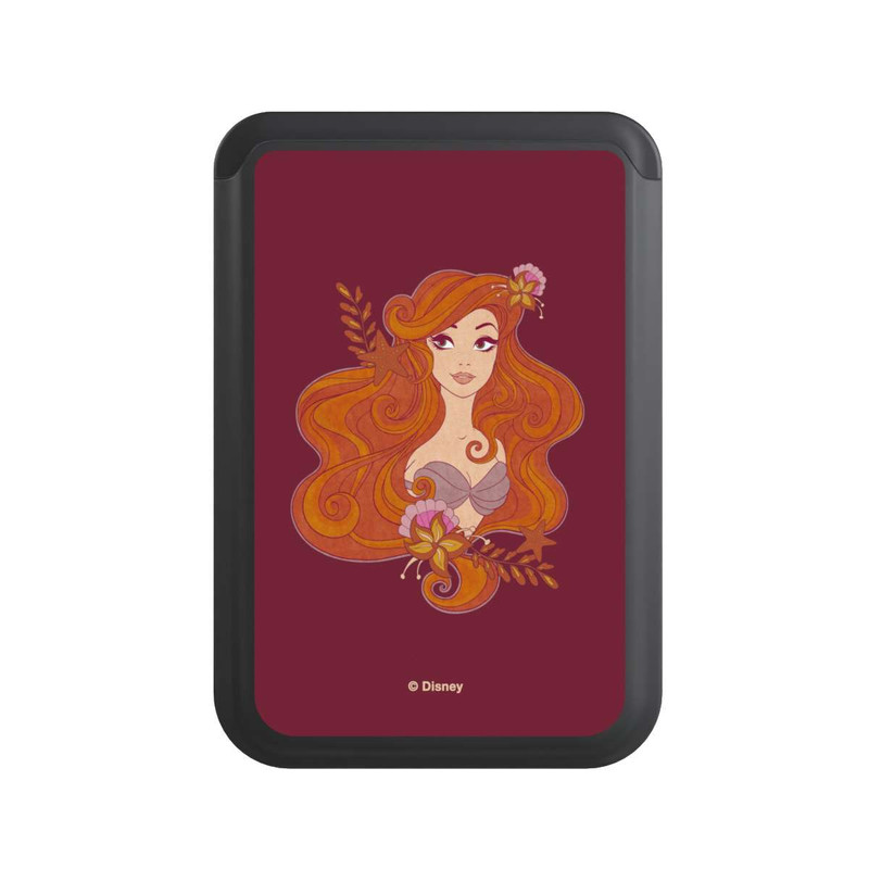  Cardholder Arielle Floral Disney Princess