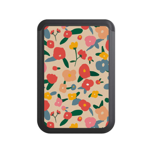  Cardholder Retro Bold Scandi Flowers