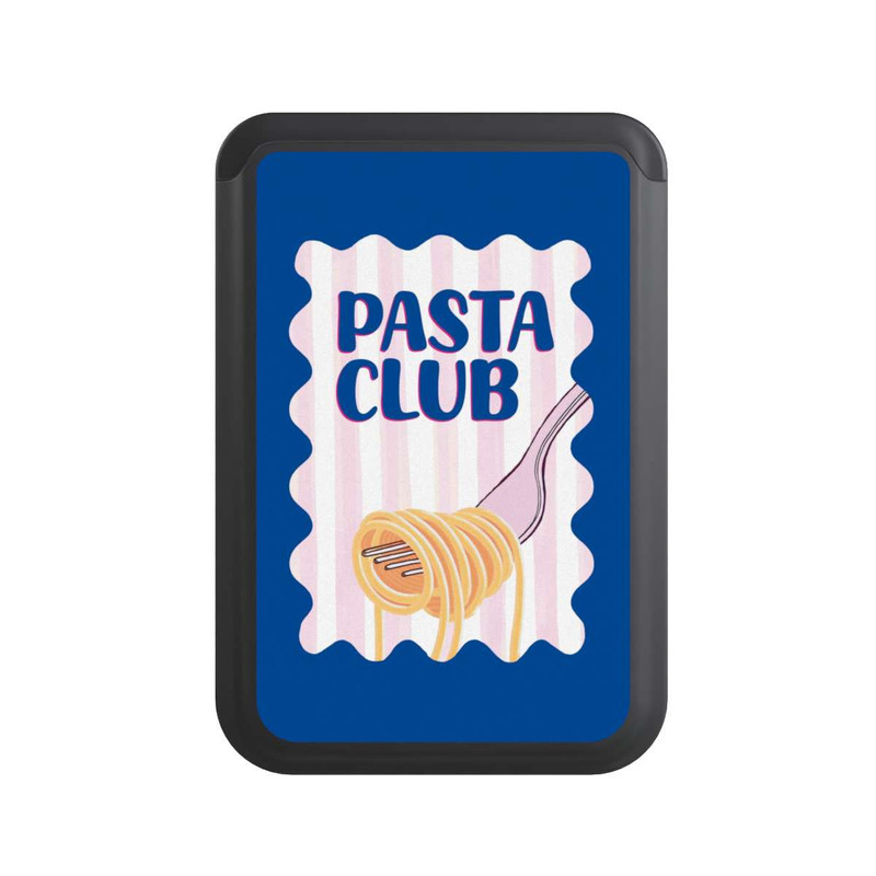 Cardholder Pasta Club in Blue and Pink