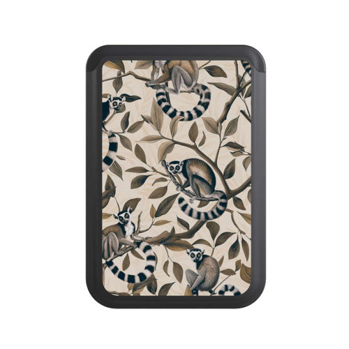  Cardholder Lush Tropical Lemur Paradise