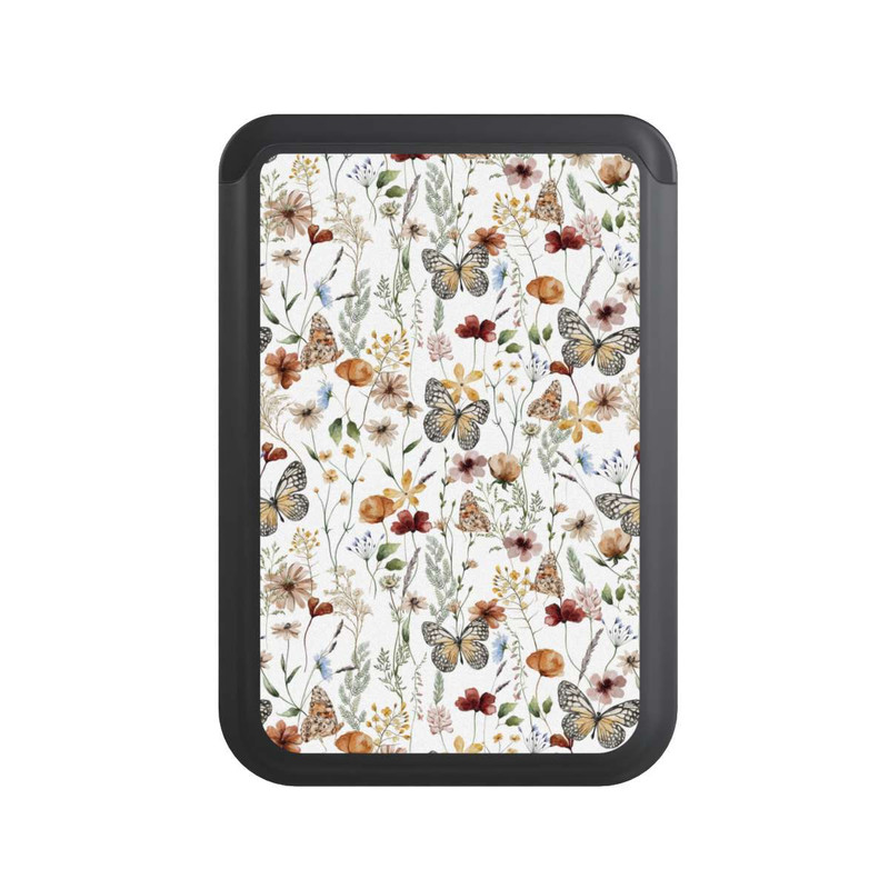  Cardholder Wildflowers and Butterflies Pattern