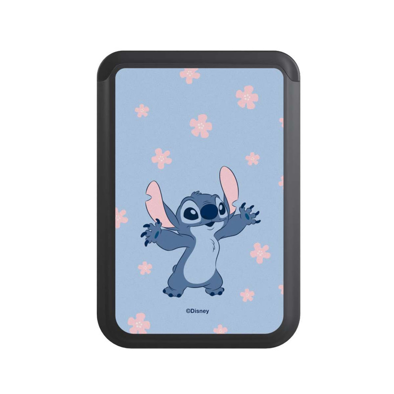  Cardholder Stitch Pastel Flowers Blue