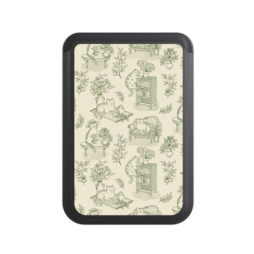 Cardholder Chonky Cats Toile de Jouy