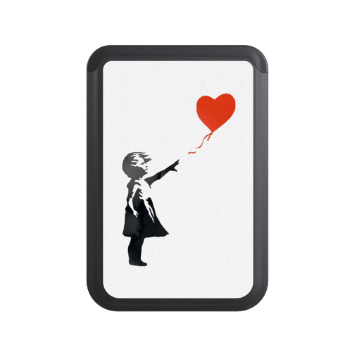  Cardholder Girl With Red Balloon