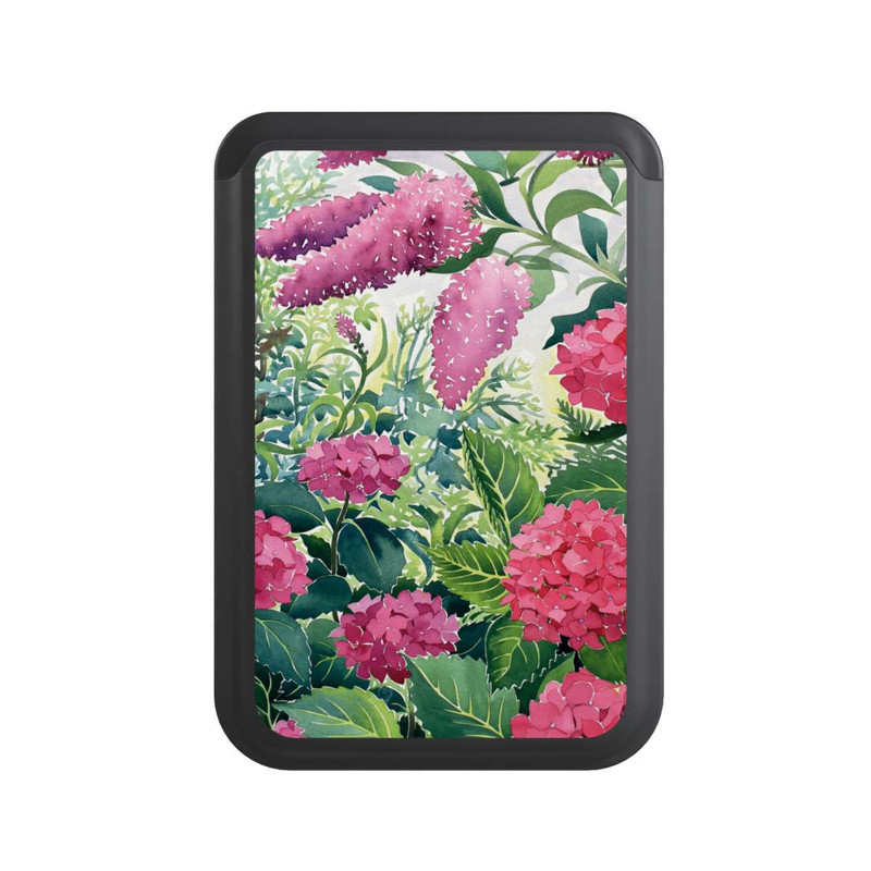  Cardholder Garden Hydrangeas and Buddleia by Christopher Ryland