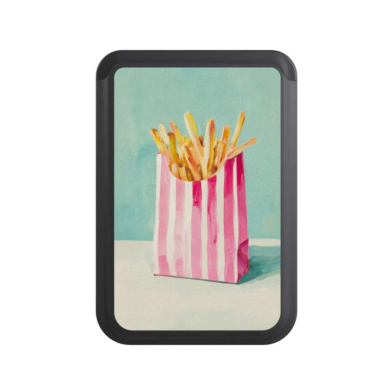  Cardholder Retro Pommes Blau Watercolor
