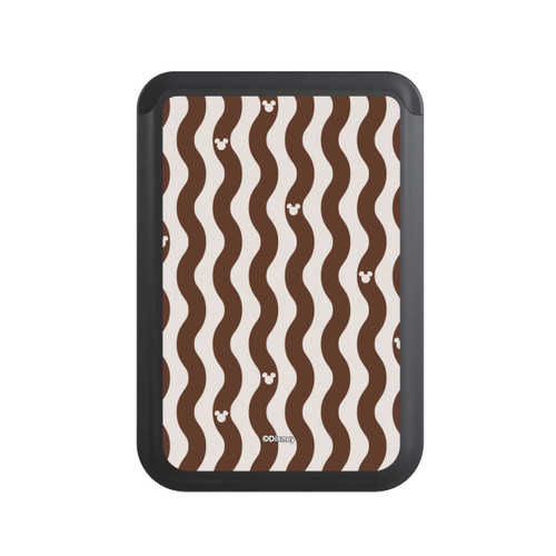  Cardholder Micky Muster Braune Wellen
