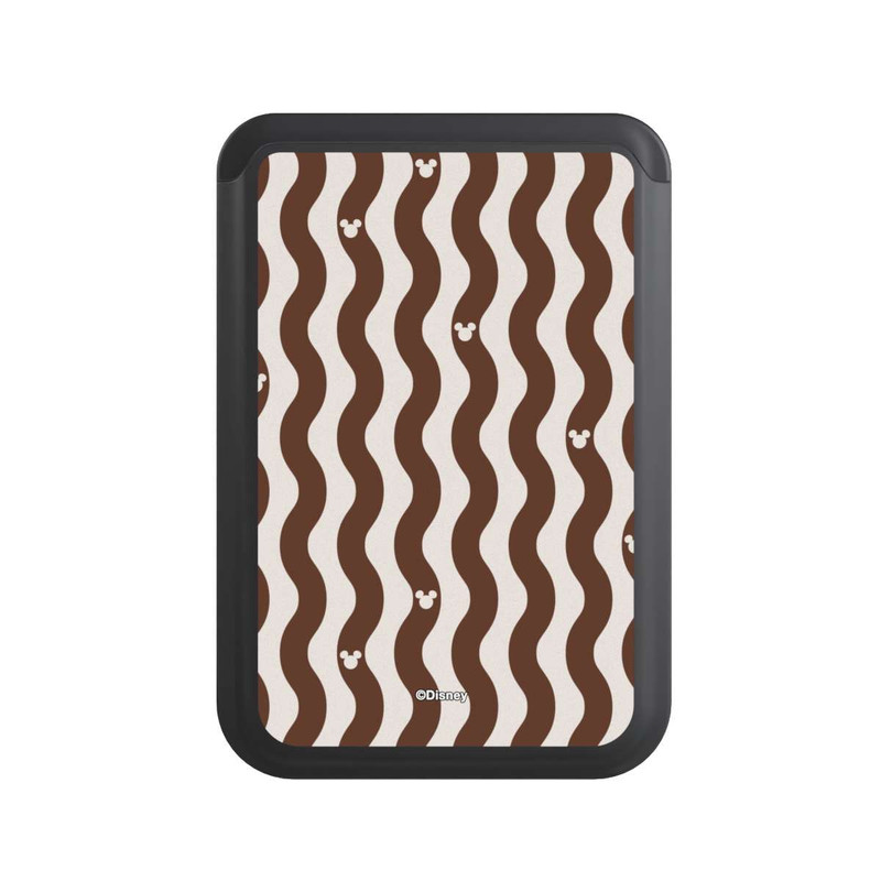  Cardholder Micky Muster Braune Wellen