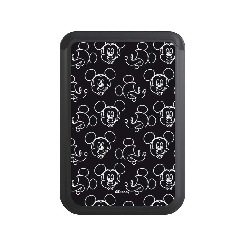  Cardholder Disney Mickey Muster Schwarz
