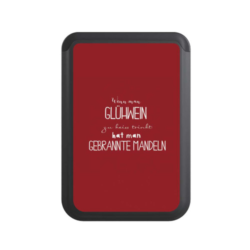  Cardholder Wenn man Glühwein...