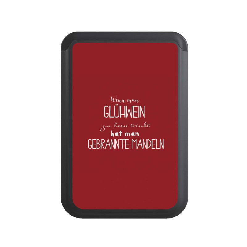  Cardholder Wenn man Glühwein...