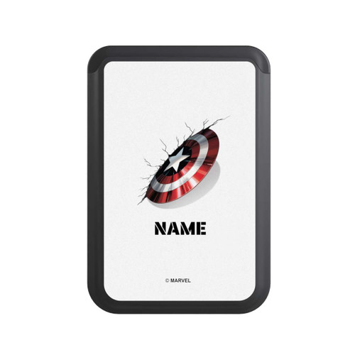  Cardholder Captain America Shield Personalisierbar