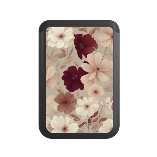  Cardholder Romantische Pastellblumen mit KI