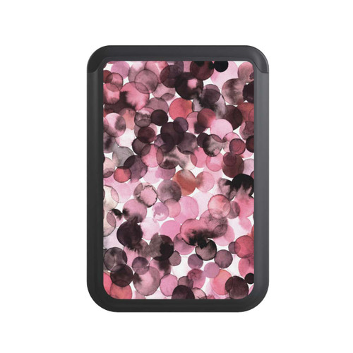  Cardholder Purple Dots Watercolor