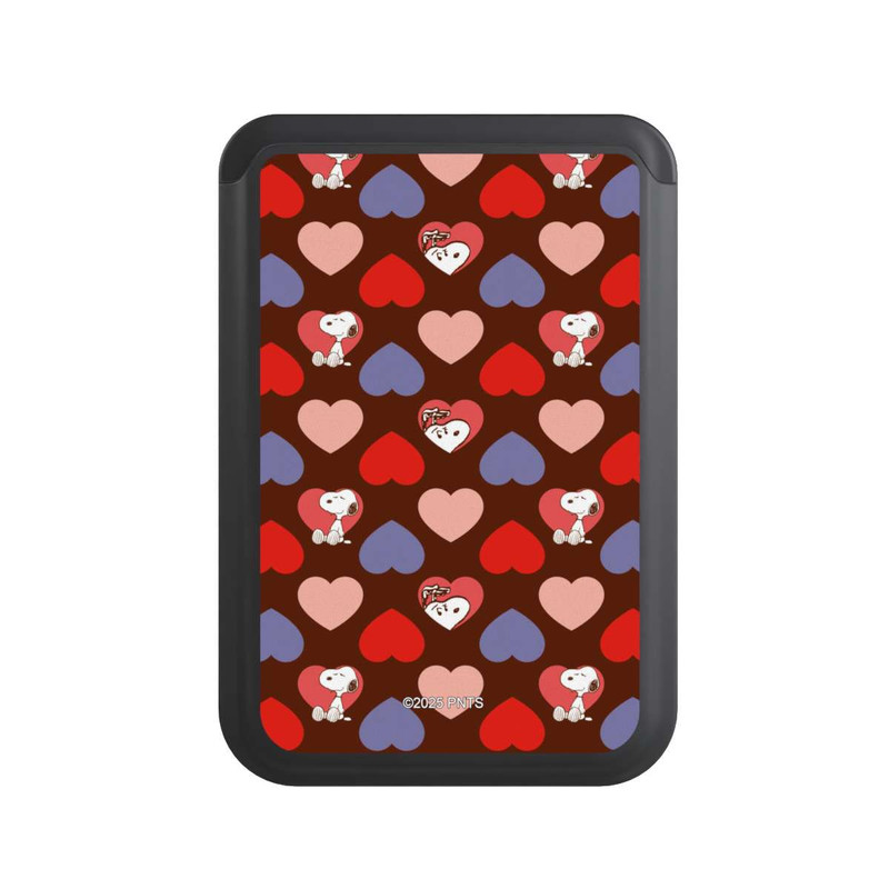  Cardholder Peanuts Hearts