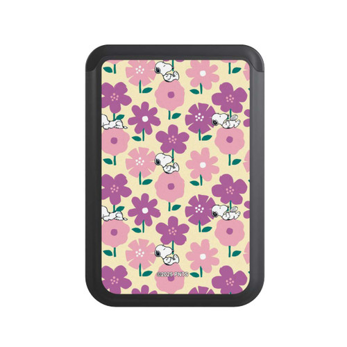  Cardholder Peanuts Flower Pattern Yellow