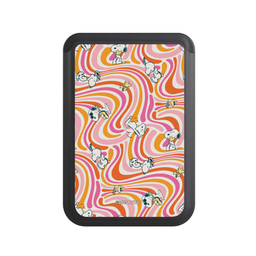  Cardholder Peanuts Hippie Pattern Orange