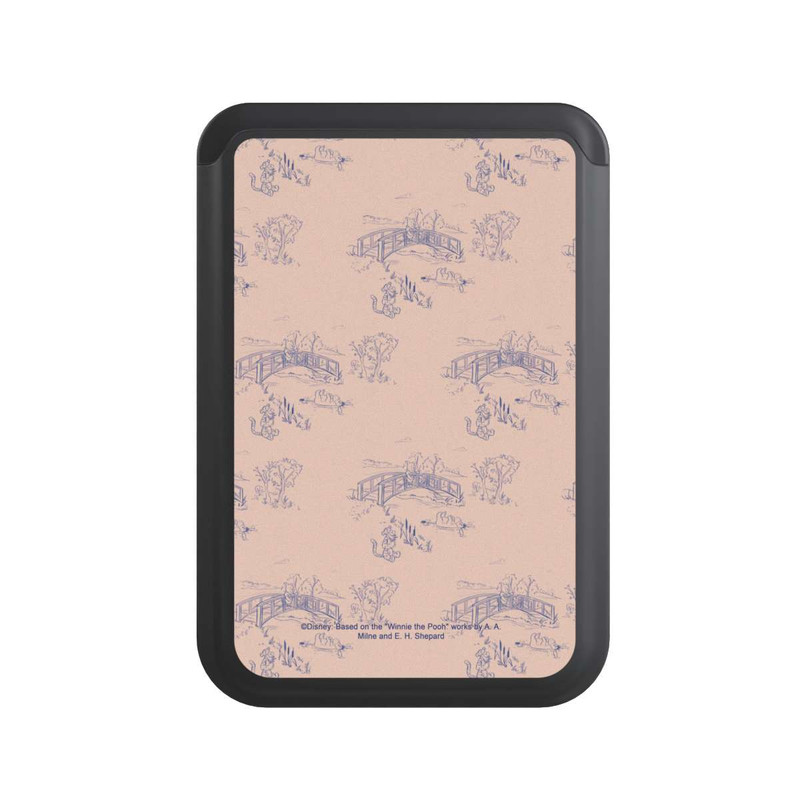  Cardholder Winnie Puuh Keramik Muster Brücke Pink
