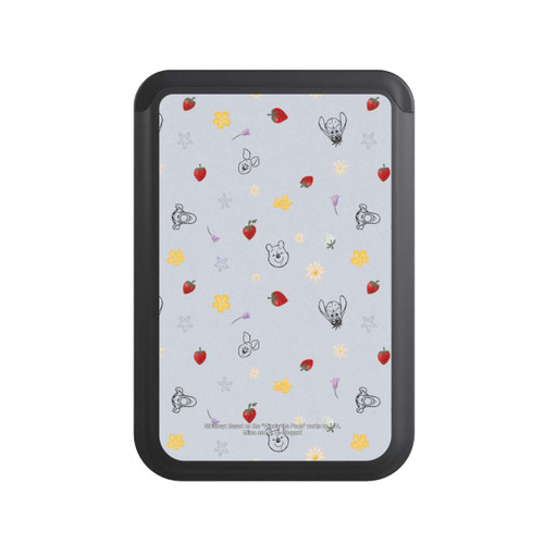  Cardholder Winnie the Pooh and Friends Strawberry Pattern Blue