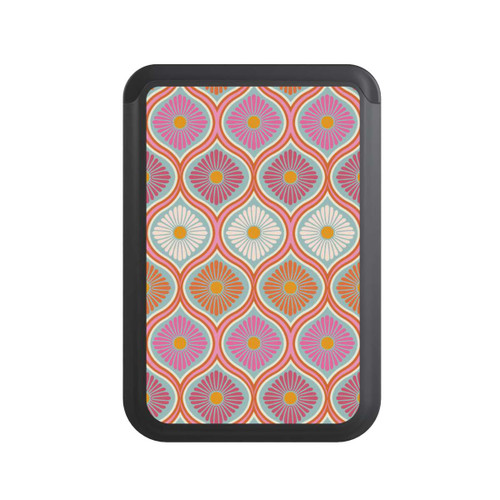  Cardholder Groovy 70s Retro Mod Flower Power
