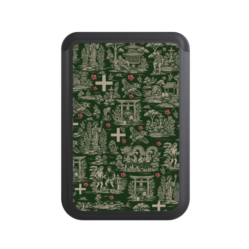  Cardholder Bayer 04 Muster Grün