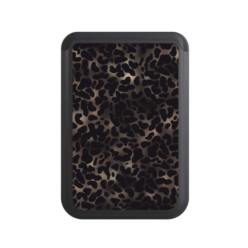  Cardholder Leo-Muster dunkel
