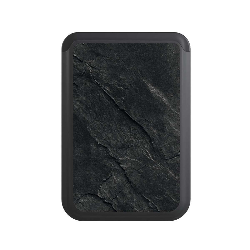  Cardholder Dunkler Schiefer Look