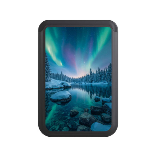  Cardholder Aurores boréales Briller avec IA