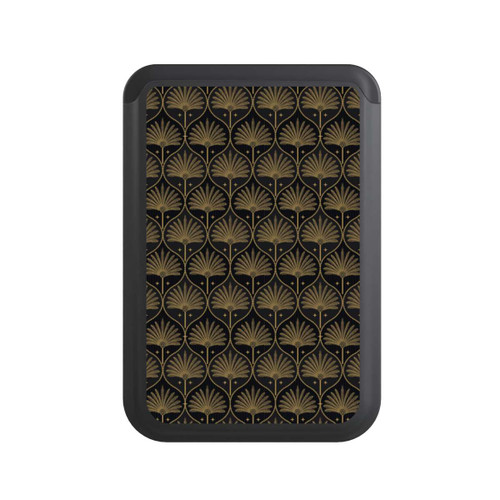  Cardholder Art Deco Leaves