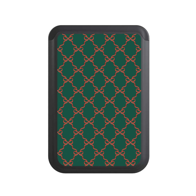  Cardholder Rubans Rouge Vert