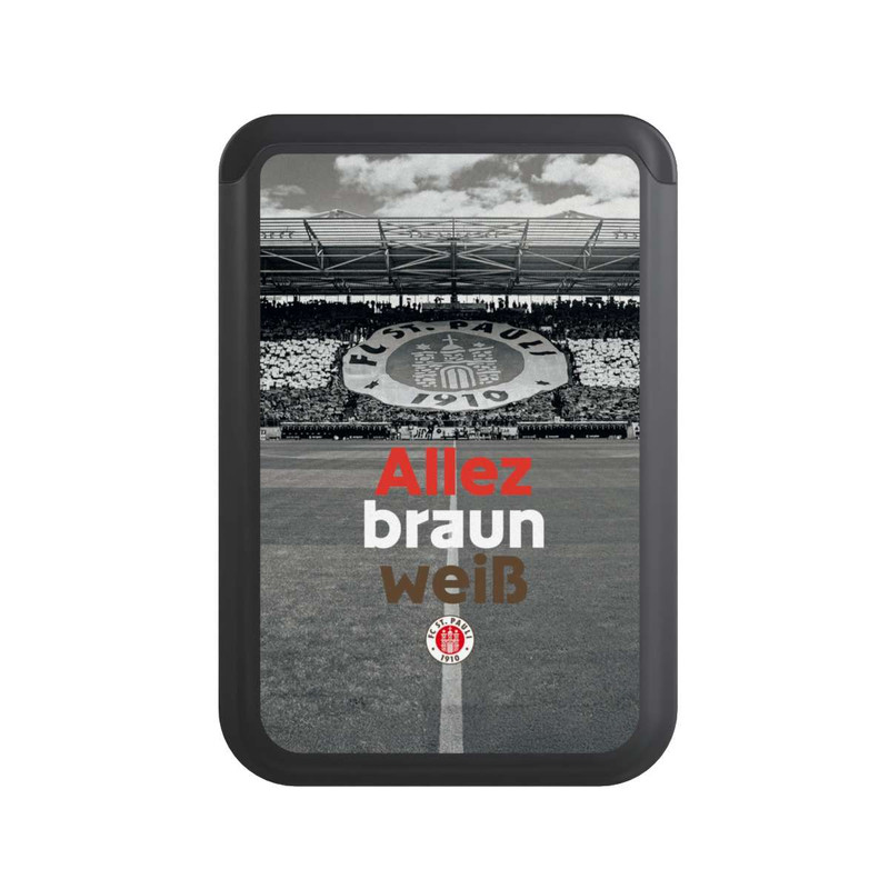  Cardholder FC St. Pauli Allez braun weiss