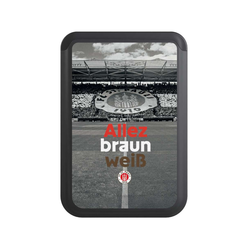  Cardholder FC St. Pauli Allez braun weiss