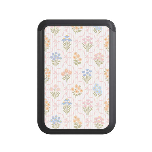  Cardholder Vintage Frühlingsblumenstrauß im Cottagecore Stil