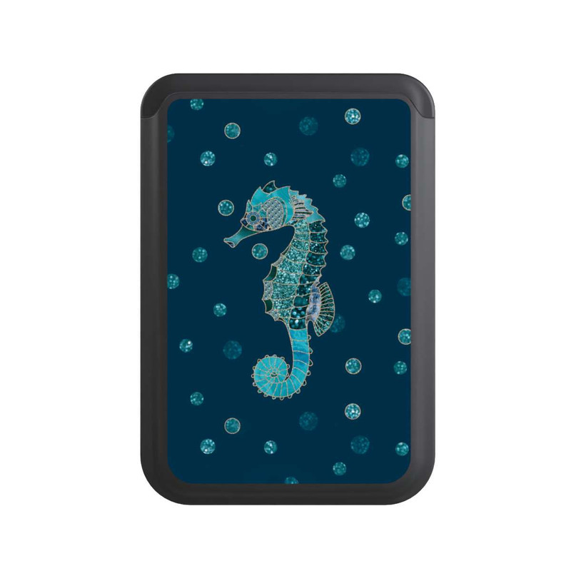  Cardholder Glamour Sea Horse Art