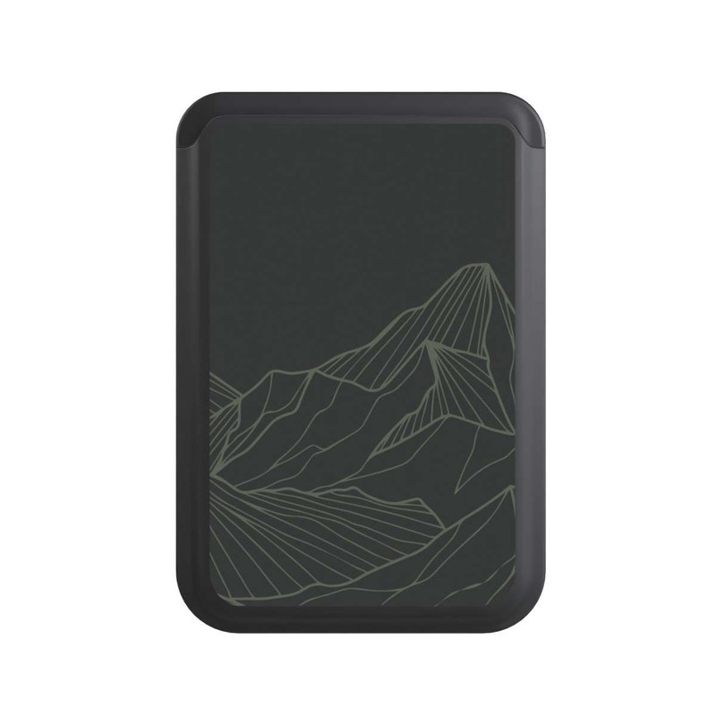  Cardholder Abstraktes Bergpanorama