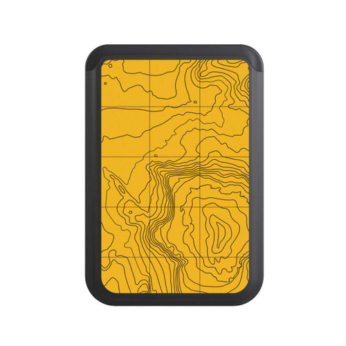  Cardholder Berg gelbe Linien