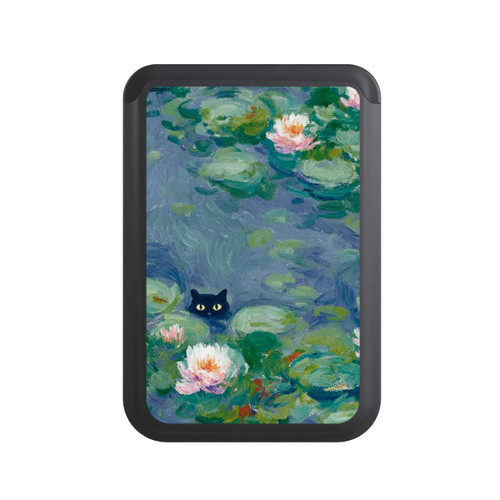  Cardholder Cat in the Pond Monet Painting
