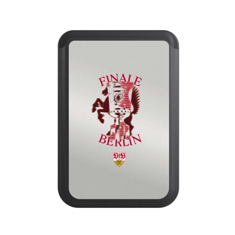  Cardholder VfB Stuttgart Pokalfinale 2026 grau