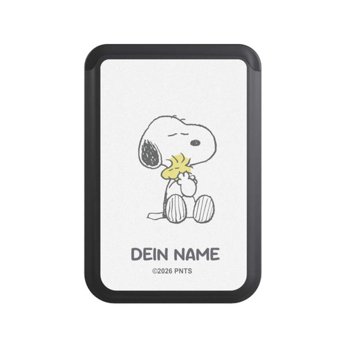  Cardholder Snoopy And Woodstock Cuddling Personalisierbar