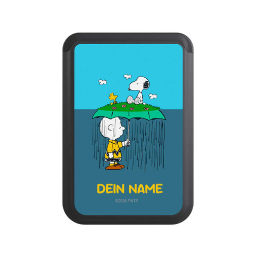  Cardholder Charlie Brown Regen Personalisierbar