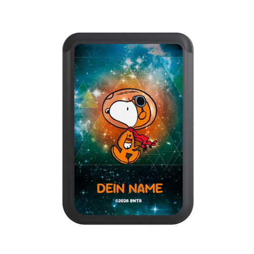  Cardholder Snoopy Weltraumreisender Personalisierbar