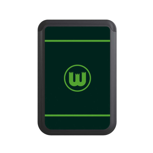  Cardholder VfL Wolfsburg Zinnenwappen Linien Grün